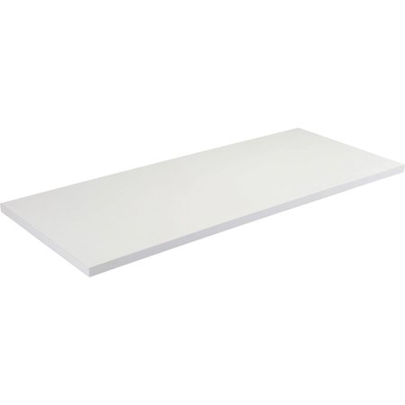 GLOBAL INDUSTRIAL Workbench Top - Plastic Laminate Square Edge, Light Gray, 96 W x 30 D x 1-5/8 Thick 601174